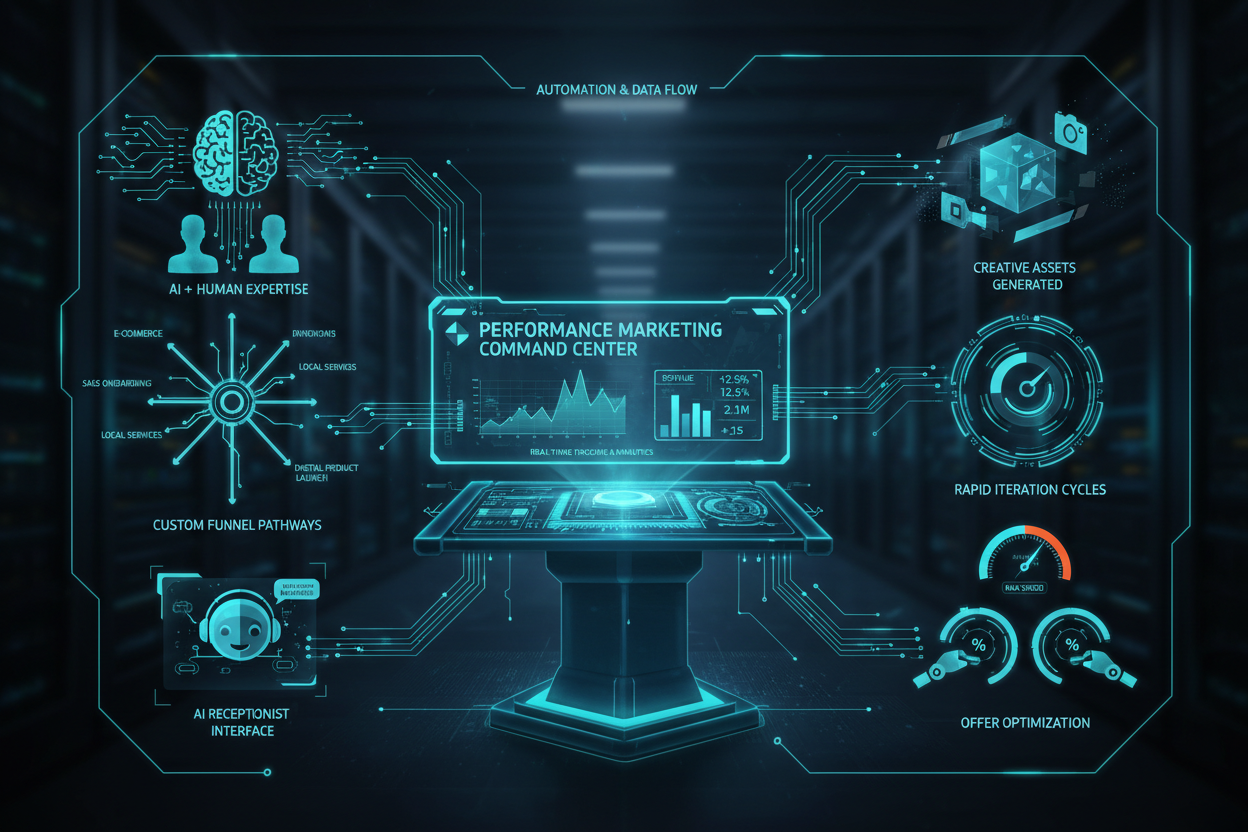 Most marketing agencies throw up a few ads and pray. Pipeline operates like a finely tuned performance system.What sets us apart:Hybrid approach: AI messaging + human ad managementCustom funnels: not cookie-cutter templatesIn-house creative: built for performance, not fluffReal tracking: lead sheets, CRM updates, call recordingsFrontDesk integration: your leads talk to an AI receptionist immediatelyFaster iteration: ads updated weekly, not monthlyOffer optimization: we tune your offer as aggressively as the
